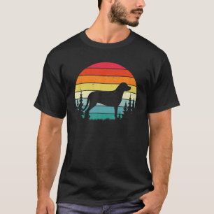 Retro Vintager Großer Schweizer Hund Liebhaber des T-Shirt