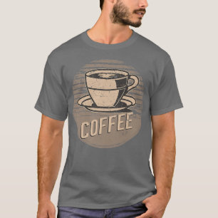 Retro-Vintager Kaffee T-Shirt