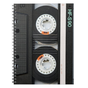 Retro Vintager Kasette-Recorder-70er-80er Notizblock