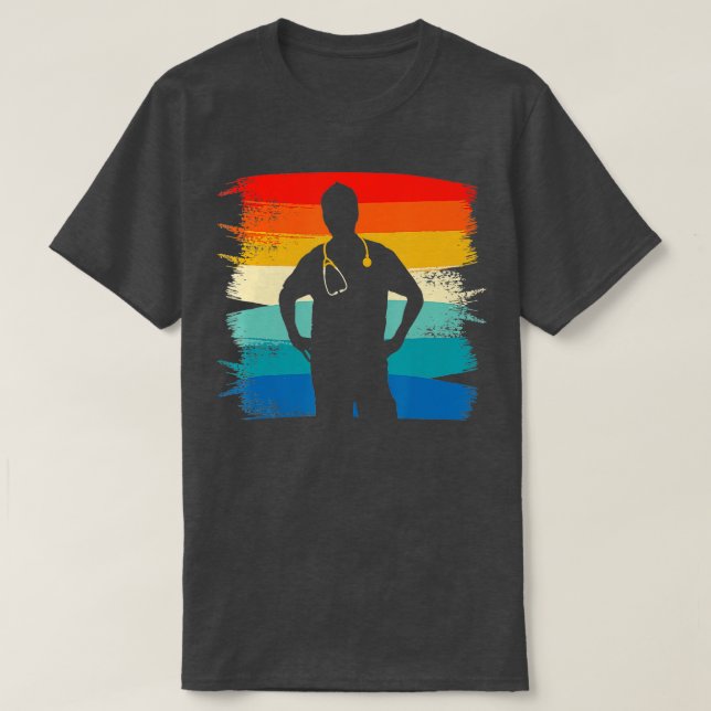 Retro Vintager klassischer Arzt T-Shirt (Design vorne)