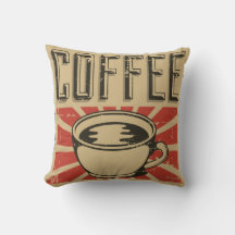 Retro Vintager klassischer Kaffee-Lover Kissen