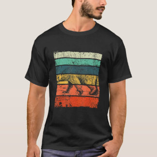 Retro Vintager Polarbär Mens Womens Weihnachten T-Shirt