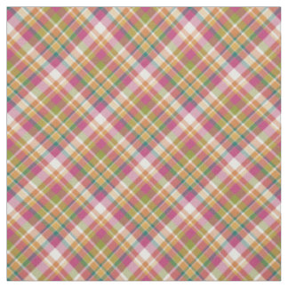 Retro Vintager Sommer Karierten Tartan Squares Mus Stoff