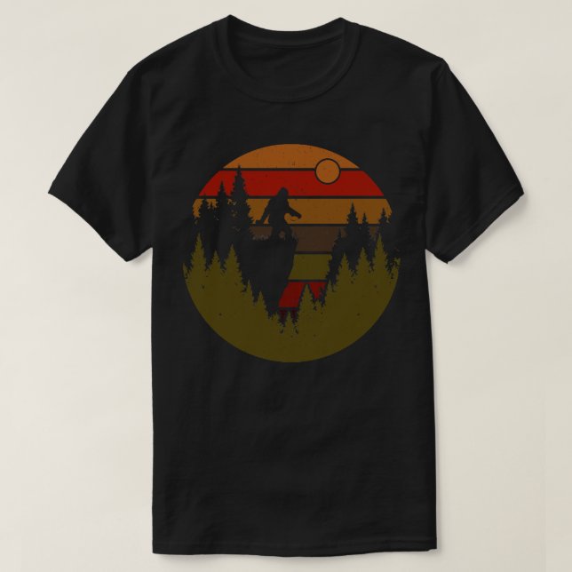 Retro-Vintager Sonnenuntergang T-Shirt (Design vorne)