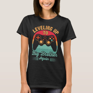 Retro-Vintager Videospieler bis zum Big Broth T-Shirt