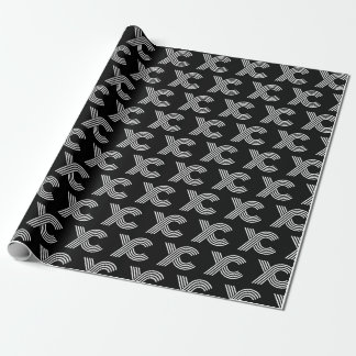 Retro Vintages Cross Country Geschenk, XC-Logo Geschenkpapier