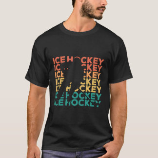 Retro Vintages Eishockeygeschenk für Eishockeyspie T-Shirt