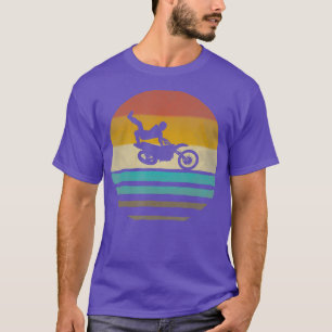 Retro-Vintages Motorradfahrer T-Shirt
