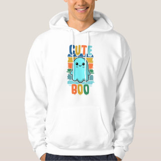 Retro Vintages Niedliches Halloween-Ghost Hoodie