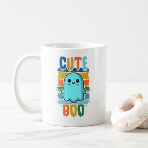 Retro Vintages Niedliches Halloween-Ghost Kaffeetasse