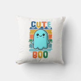 Retro Vintages Niedliches Halloween-Ghost Kissen