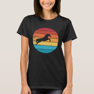 Retro Vintages Pferd und süße Tier 4 T-Shirt