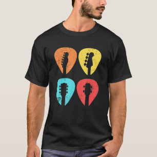 Retro Vintages Plektrum für Gitarre 1 T-Shirt