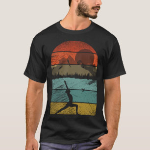 Retro Vintages Yoga und Meditationshobby lustig 3 T-Shirt