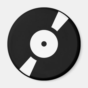 Retro-Vinyl-Datensatz Magnet