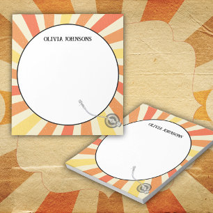 Retro-Vinyl-Geschenk zur Lehrerbestechung Notizblock