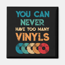 Retro Vinyl LP Aufnahme Vintag, die Sie nie haben  Magnet