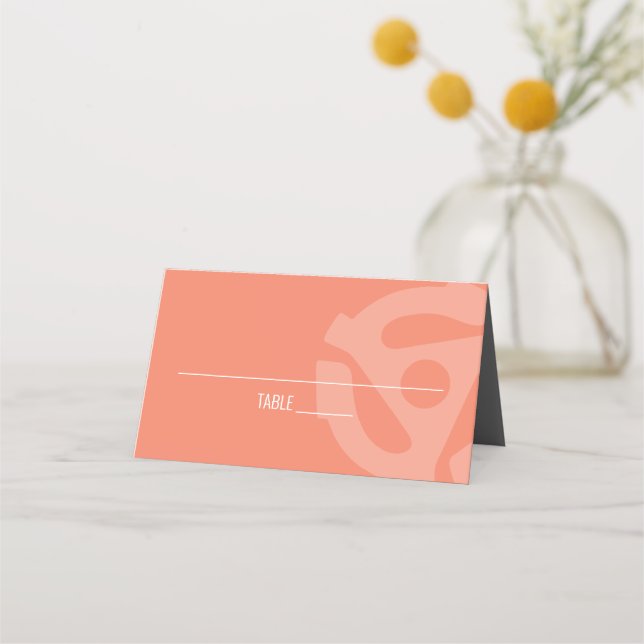 Retro Vinyl Record-Platzkarte Platzkarte (Vorderseite)