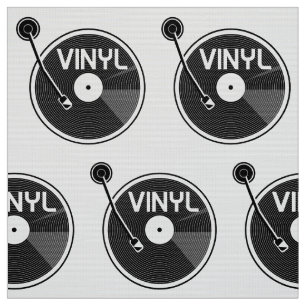 Retro Vinyl Record-Turntable Stoff