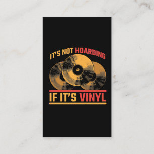 Retro-Vinyl-Schallplatten-Musik-Elektro-Plattenspi Visitenkarte