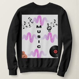 Retro-Vinyl-Schallplatten-Musikliebhaber-Hoodie – Sweatshirt