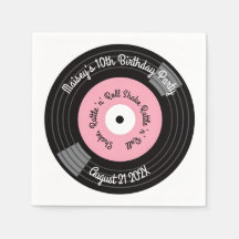 Retro-Vinyl-Schallplatten-Party