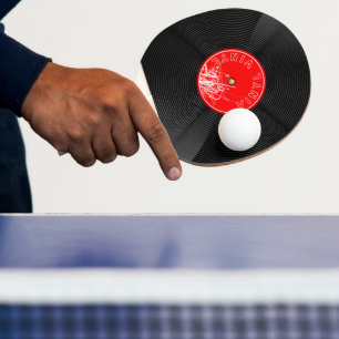 Retro-Vinyl-Schallplatten-Tischtennis-Schläger Tischtennis Schläger