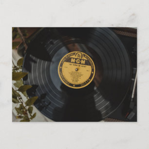 Retro Vinyl Wedding Einladung - Gelassen Liebe