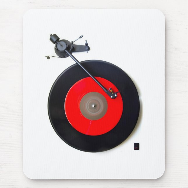 Retro VinylTurntable Mousepad Mousemat (Vorne)