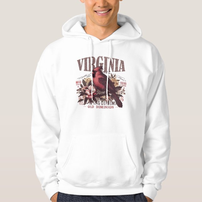 Retro Virginia Hoodie (Vorderseite)