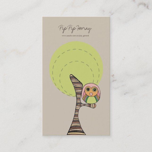 Retro Visitenkarte (Vorderseite)