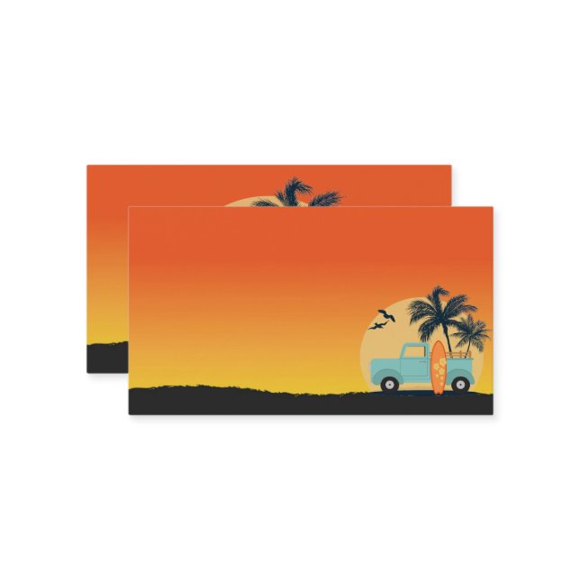 Retro Visitenkarte (Vorderseite/Rückseite Beispiel)