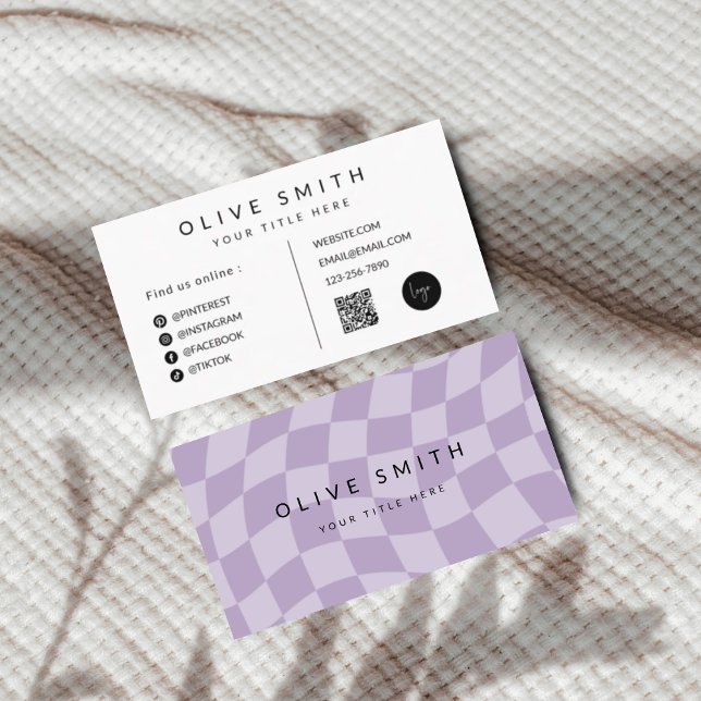 Retro-Visitenkarte Visitenkarte (Von Creator hochgeladen)