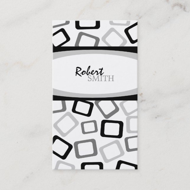 Retro Visitenkarten Visitenkarte (Vorderseite)