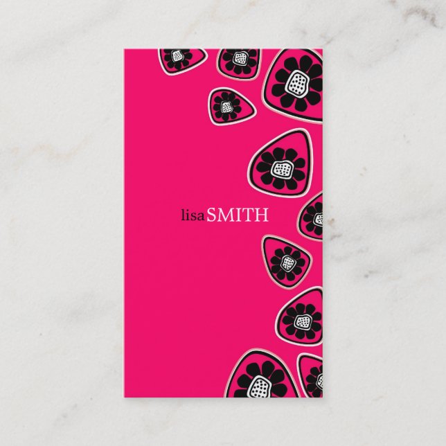 Retro Visitenkarten Visitenkarte (Vorderseite)