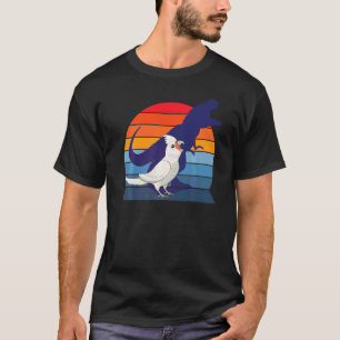 Retro Vogel I Tyrannosaurus Rex I schreiender Goff T-Shirt