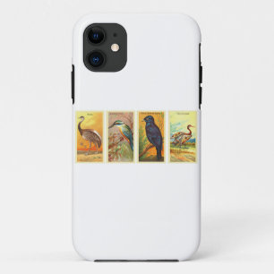 Retro-Vogelzeichnungen Case-Mate iPhone Hülle