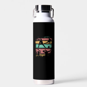 Retro Volleyballspieler Trinkflasche