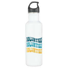 Retro Volunteer Edelstahlflasche