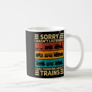 Retro-Wagentrain-Liebhaber-Modellbahn-Schaffner F Kaffeetasse