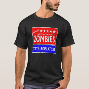 Retro wählt die Zombien erneut zum Staat der Legis T-Shirt