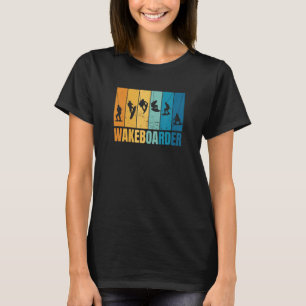 Retro-Wakeboard für Wakeboarding T-Shirt
