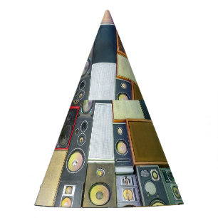 Retro Wall-Hung: Design Vintager Lautsprecher Partyhütchen