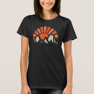 Retro Wanderbergsteiger Outdoor-Hikercamper Na T-Shirt
