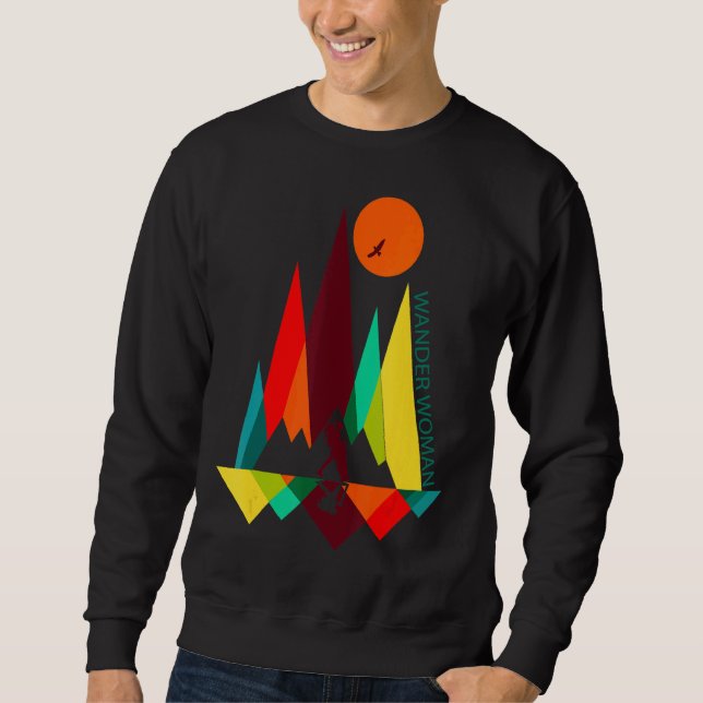 Retro Wandern Ristorante La Lanchetta Sweatshirt (Vorderseite)