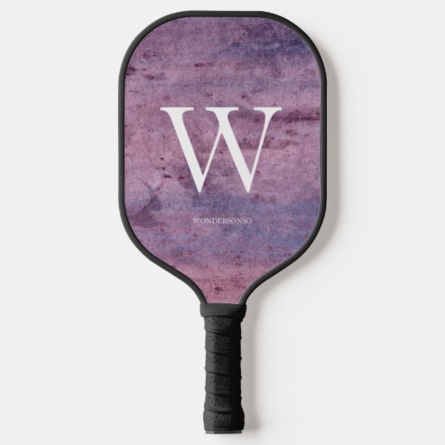 Retro-Wandstruktur Pickleball Schläger (Vorderseite)