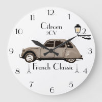 Retro Wanduhr Citroen 2CV