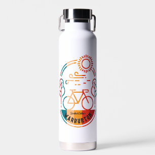 Retro Warburton Radweg. Trinkflasche