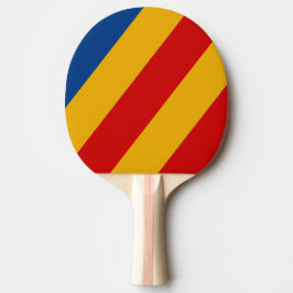 Retro Warmherzige, fette Streifen Tischtennis Schläger