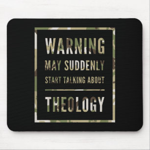 Retro-Warnung Kann Plötzlich Über Rot Reden Mousepad